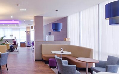 Airport lounge at Cardiff Airport